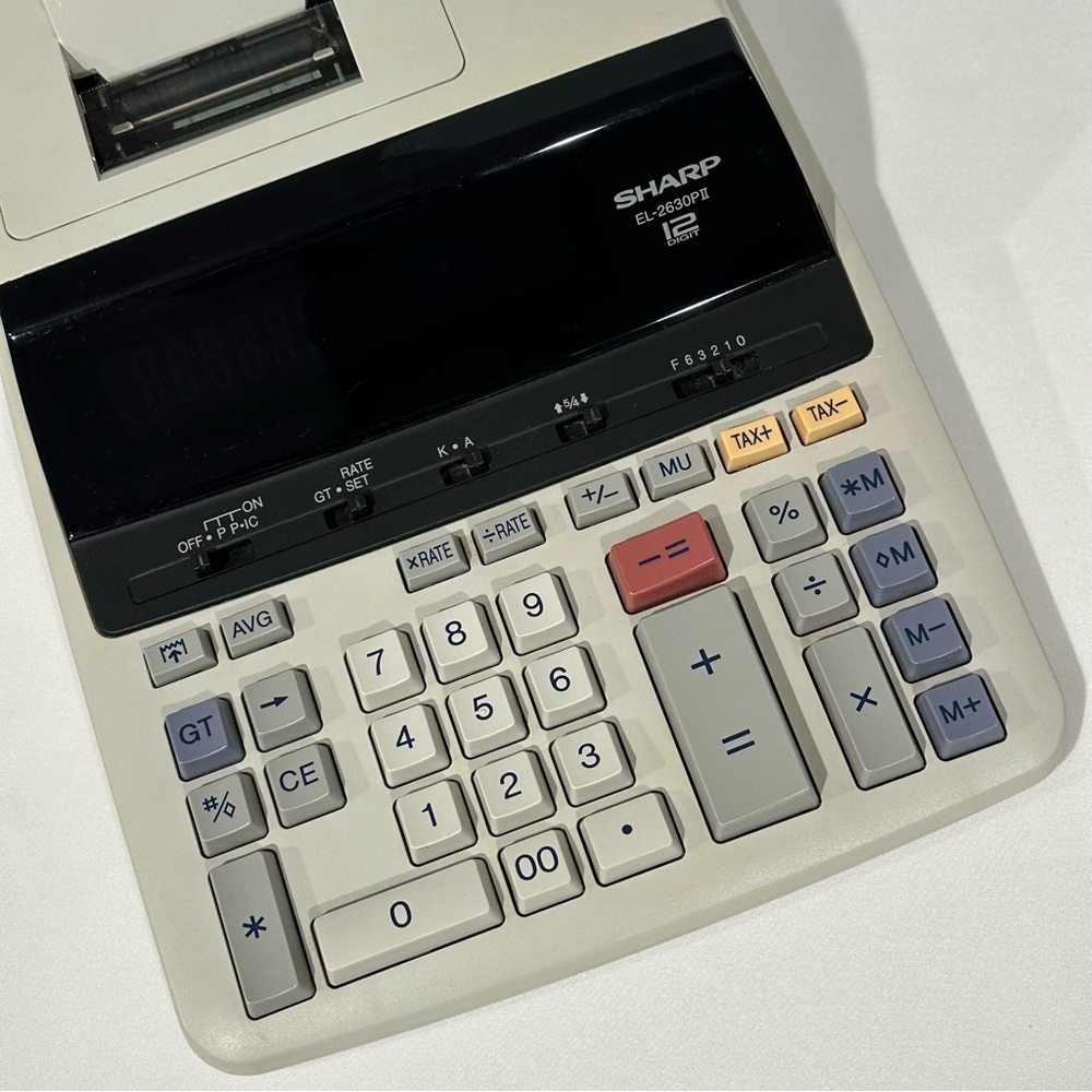 Sharp EL-2630PII Printing Calculator - Picture 7 of 10